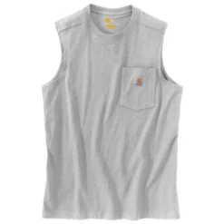 Carhartt Men's Workwear Pocket Sleeveless T-Shirt -Garmentra Sales Store 100374 034 e