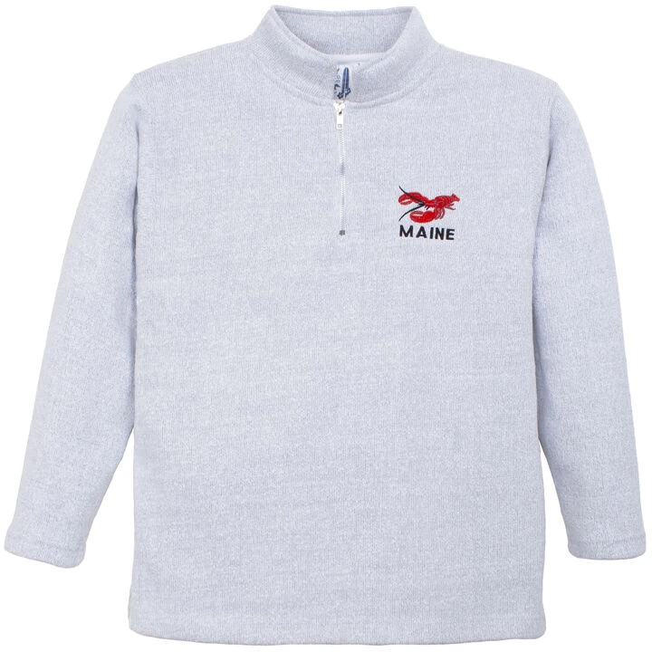 ESY Men's Lobster Quarter Zip Sweatshirt 1 ESY Men's Lobster Quarter Zip Sweatshirt