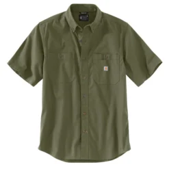 Carhartt Men's Rugged Flex Rigby Short-Sleeve Shirt 8 Carhartt Men's Rugged Flex Rigby Short-Sleeve Shirt -Garmentra Sales Store 103555 G72 MS23 e