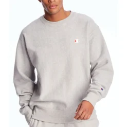 Champion Men's Reverse Weave Crew Neck Sweatshirt -Garmentra Sales Store 103782 GF70 Y06145 OxfordGrey 1IC 1067