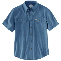 Carhartt Men's Loose Fit Midweight Chambray Short-Sleeve Shirt