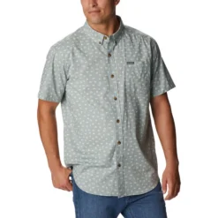 Columbia Men's Rapid Rivers Printed Short-Sleeve Shirt