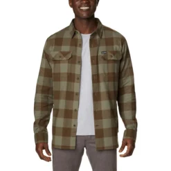 Columbia Men's Flare Gun Stretch Flannel Long-Sleeve Shirt -Garmentra Sales Store 1861581 397 f