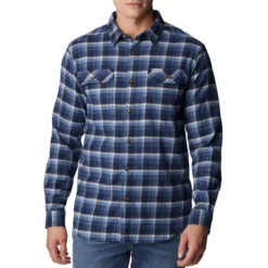 Columbia Men's Flare Gun Stretch Flannel Long-Sleeve Shirt -Garmentra Sales Store 1861581 465 1