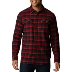 Columbia Men's Flare Gun Stretch Flannel Long-Sleeve Shirt -Garmentra Sales Store 1861581 666 1