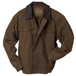Outback Trading Men's Trailblazer Oilskin Jacket