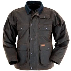 Outback Trading Men's Overlander Oilskin Jacket