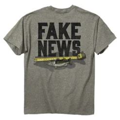 Buck Wear Men's Fake News Fish Short-Sleeve T-Shirt