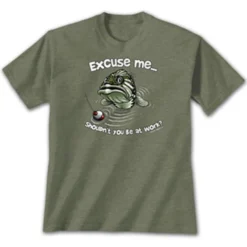 Earth Sun Moon Trading Men's Excuse Me Bass Short-Sleeve T-Shirt