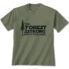 Earth Sun Moon Trading Men's The Forest Is Strong Short-Sleeve T-Shirt