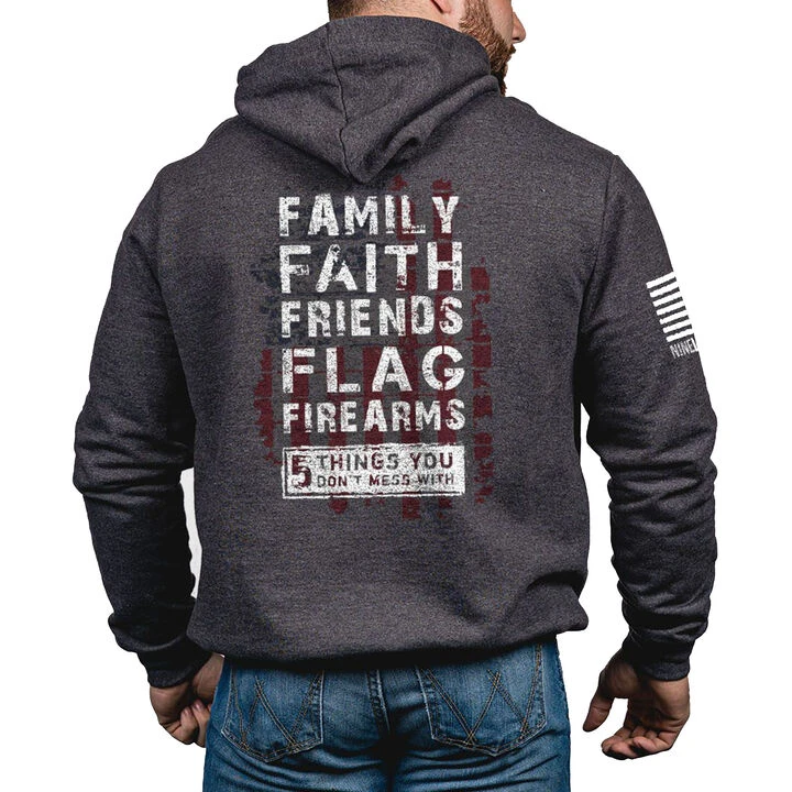 Nine Line Apparel Men's 5 Things Hoodie 1 Nine Line Apparel Men's 5 Things Hoodie