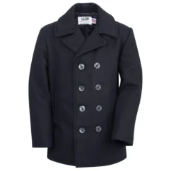 Schott NYC Men's Melton Wool Pea Coat