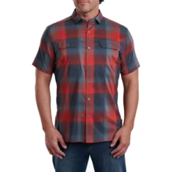 Kuhl Men's Response Short-Sleeve Shirt -Garmentra Sales Store 7452 response red galaxy front pdp photo