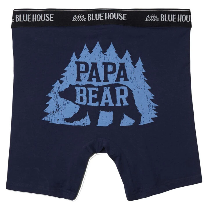 Hatley Little Blue House Men's Woods Papa Bear Boxer Brief 1 Hatley Little Blue House Men's Woods Papa Bear Boxer Brief