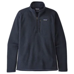 Patagonia Men's Better Sweater Fleece 1/4-Zip Fleece -Garmentra Sales Store Better Sweater Fleece 1 4 Zip Fleece NENA NEW NAVY MAIN