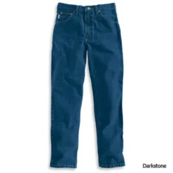 Carhartt Men's Relaxed-Fit Heavyweight 5-Pocket Tapered Jean -Garmentra Sales Store CAR B17DST M RelaxedFit Jean 2