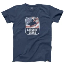 Catchin' Deers Men's Giddy Up Patriot Short-Sleeve Shirt