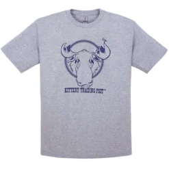 NH Printworks Men's KTP Coming & Going Moose Short-Sleeve T-Shirt 8 NH Printworks Men's KTP Coming & Going Moose Short-Sleeve T-Shirt -Garmentra Sales Store COMGO Grey 1