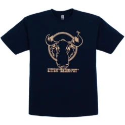 NH Printworks Men's KTP Coming & Going Moose Short-Sleeve T-Shirt 9 NH Printworks Men's KTP Coming & Going Moose Short-Sleeve T-Shirt -Garmentra Sales Store COMGO Navy 1