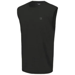 Champion Men's Classic Cotton Muscle Tee -Garmentra Sales Store CT0222 Black 003