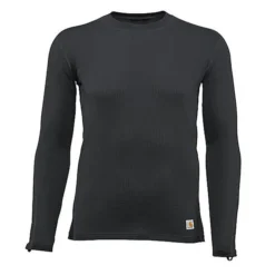 Carhartt Men's Force Lightweight Stretch Grid Crew Neck Long-Sleeve Base Layer Top