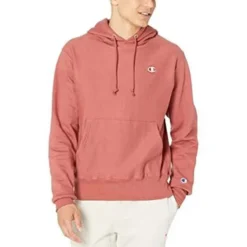 Champion Men's Reverse Weave Hoodie -Garmentra Sales Store Champion GF68 Y06145 Sandalwood Red