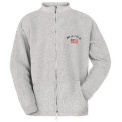 ESY Men's Maine Flag Full Zip Sweatshirt