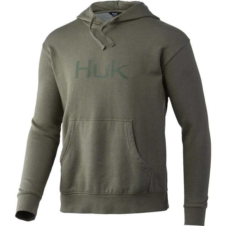 Huk Men's Logo Cotton Hoodie 4 Huk Men's Logo Cotton Hoodie - Image 4