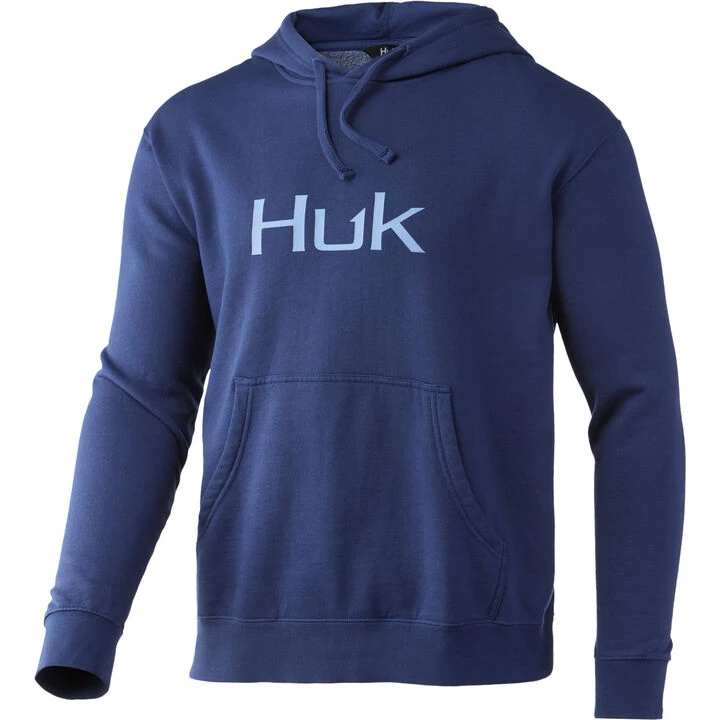 Huk Men's Logo Cotton Hoodie 3 Huk Men's Logo Cotton Hoodie - Image 3