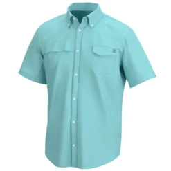 Huk Men's Tide Point Short-Sleeve Shirt -Garmentra Sales Store H1500171 364 F