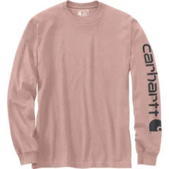 Carhartt Men's Loose Fit Heavyweight Graphic Logo Sleeve Long-Sleeve T-Shirt -Garmentra Sales Store K231 P15 MF22 e