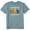 Life Is Good Men's Diversified Portfolio Beer Crusher Short-Sleeve T-Shirt