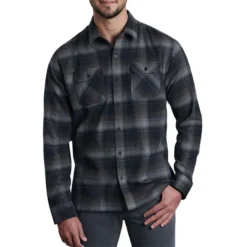 Kuhl Men's Dillingr Long-Sleeve Shirt -Garmentra Sales Store Kuhl 7186 BrushedNickel 1