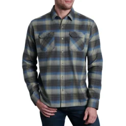 Kuhl Men's Dillingr Long-Sleeve Shirt -Garmentra Sales Store Kuhl 7186 GreenOasis 1