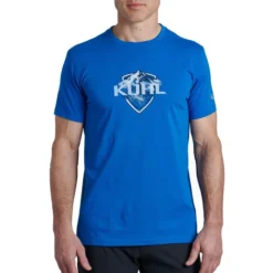 Kuhl Men's Born In The Mountains Short-Sleeve T-Shirt -Garmentra Sales Store Kuhl 7245 RALBRallyBlue 1modelfront