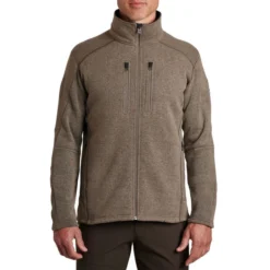Kuhl Men's Interceptr Pro Full Zip Jacket -Garmentra Sales Store Kuhl Interceptr FZ Oatmeal Front