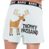 Lazy One Men's Trophy Husband Boxer