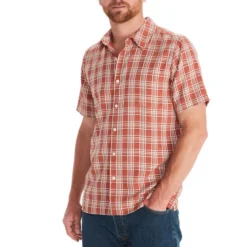 Marmot Men's Eldridge Novelty Classic Short-Sleeve Shirt -Garmentra Sales Store M10665 21784 S02