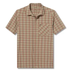 Royal Robbins Men's Amp Lite Plaid Woven Short-Sleeve Shirt