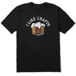 Life Is Good Men's I Like Crafts Crusher Short-Sleeve T-Shirt