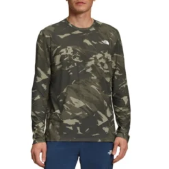 The North Face Men's Printed Wander Long-Sleeve T-Shirt