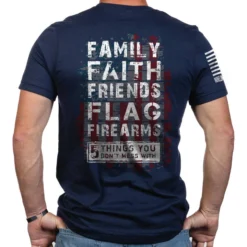 Nine Line Apparel Men's 5 Things Short-Sleeve T-Shirt