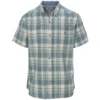 North River Men's Plaid Woven Short-Sleeve Shirt