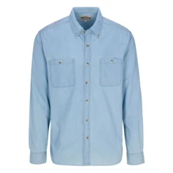 North River Men's Chambray Long-Sleeve Shirt