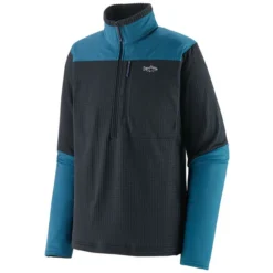 Patagonia Men's Long-Sleeved R1 Fitz Roy 1/4-Zip Fleece -Garmentra Sales Store Patagonia 52722 PIBLPitchBlue