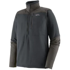 Patagonia Men's Long-Sleeved R1 Fitz Roy 1/4-Zip Fleece