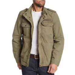Levi’s Men’s Reverse Cotton Twill Military Jacket