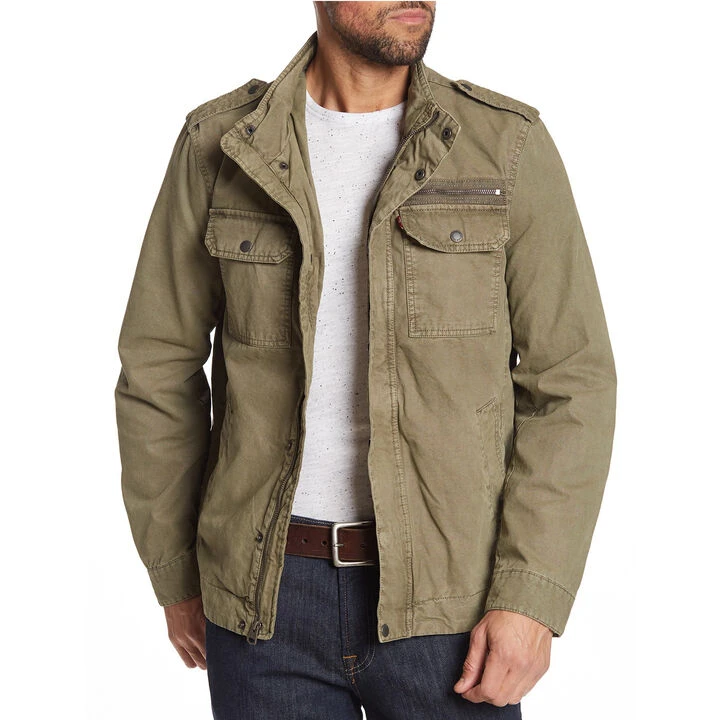 Levi’s Men’s Reverse Cotton Twill Military Jacket 1 Levi’s Men’s Reverse Cotton Twill Military Jacket