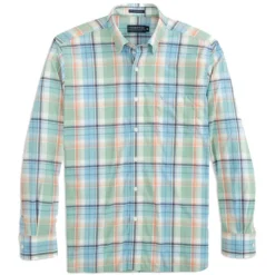 Fish Hippie Men's Rowe Plaid Long-Sleeve Shirt -Garmentra Sales Store Rowe Performance Shirt MULTI