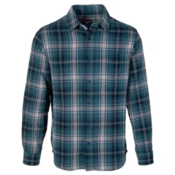 Schott NYC Men's Plaid Cotton Flannel Long-Sleeve Shirt -Garmentra Sales Store SH2135 CAD FRT NEW1